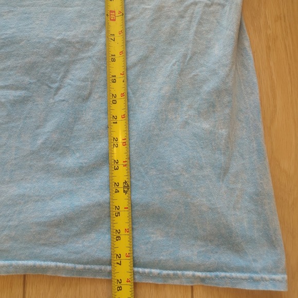 Nirvana In Utero Graphic T-Shirt Blue Mineral Wash Plus Size 1X Angel Tee - Picture 5 of 5